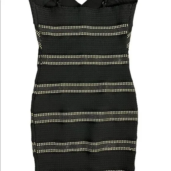 Windsor Spandex/Elastic Mini Dress Size Med/Small - Picture 2 of 5